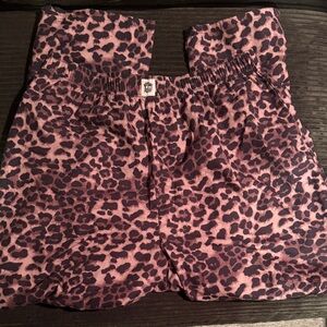 Leopard Print Boxer Pants